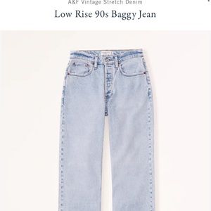 Abercrombie 90s baggy jeans Low Rise